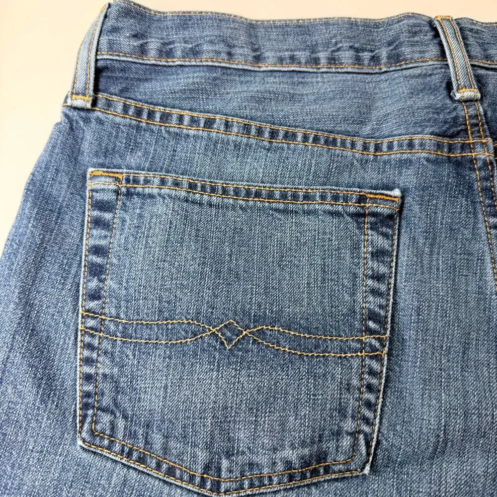 Lucky Brand 181 Relaxed Straight Jeans Mens Size 34x32 Medium Wash Denim